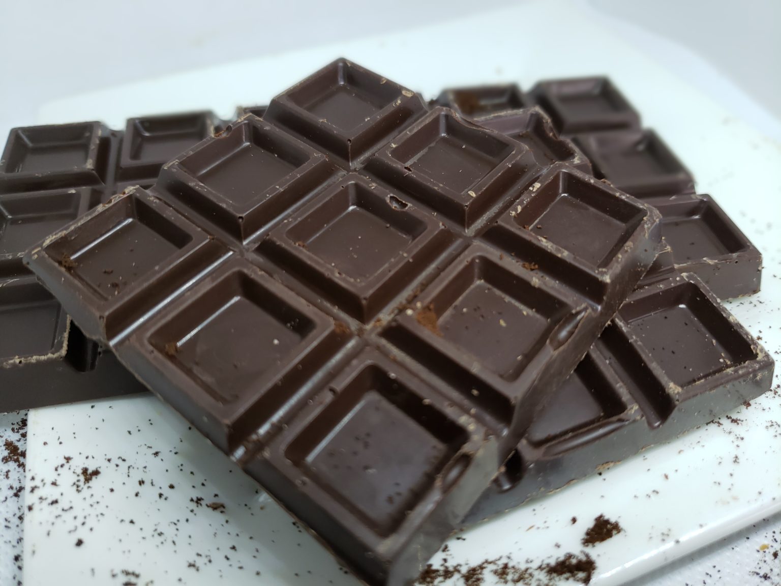 Ground Coffee Bean Dark Chocolate Bar Finger Lakes Chocolates