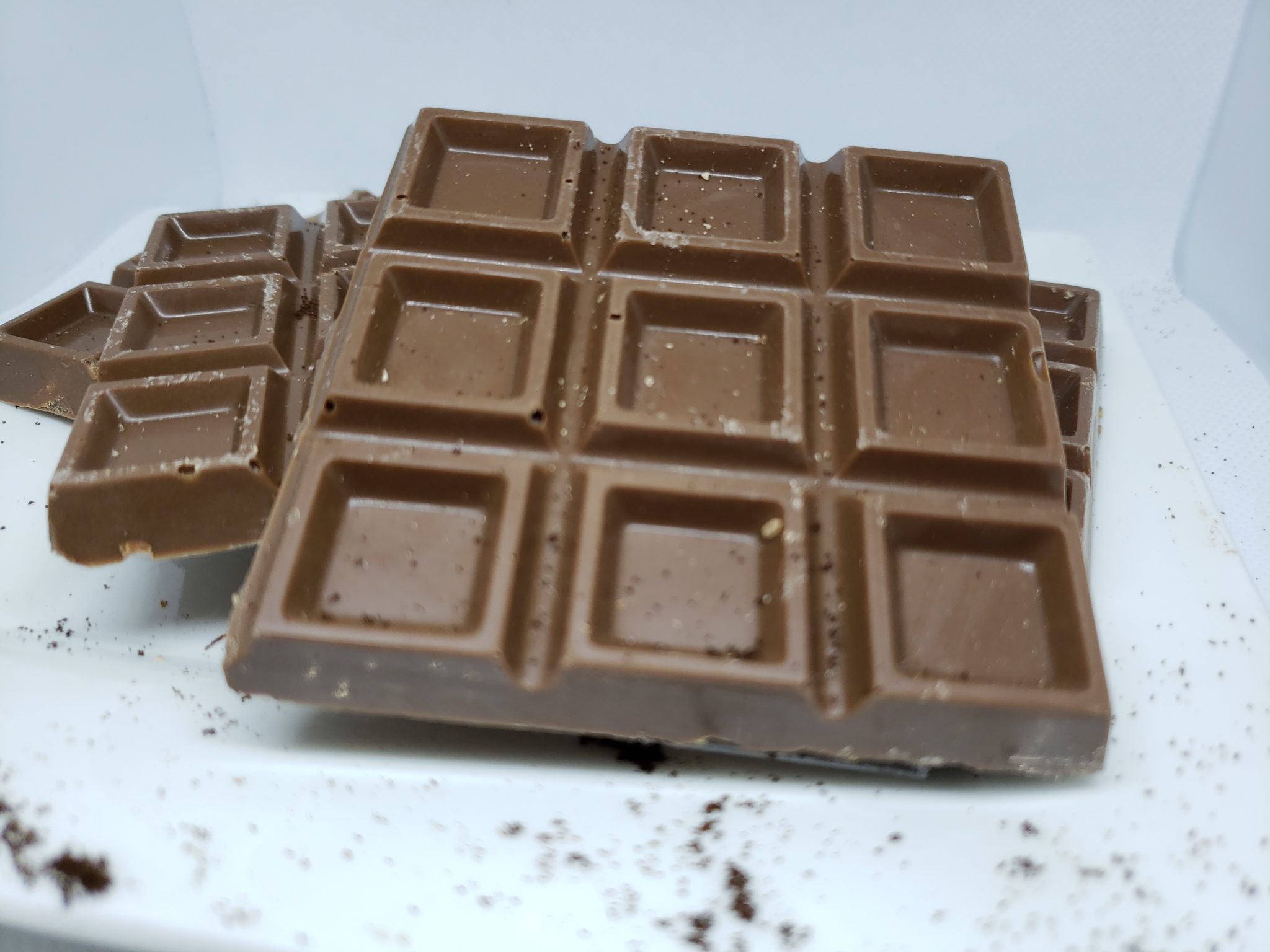 Ground Coffee Bean Milk Chocolate Bar Finger Lakes Chocolates