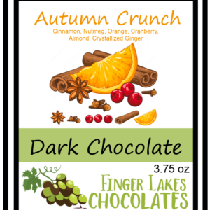 Autumn Crunch Dark Chocolate Bar